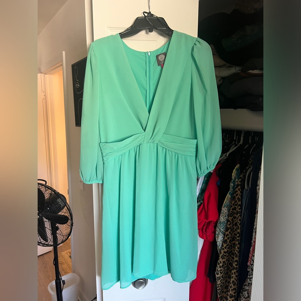 Vince Camuto Teal Size 8 Dress